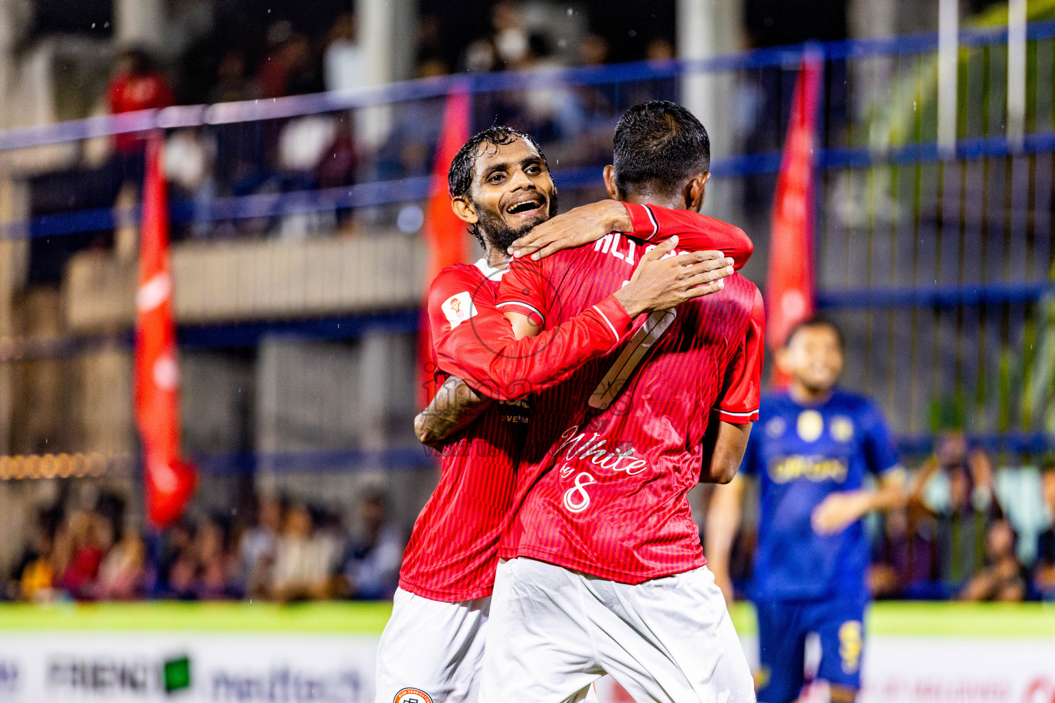 United V vs CC Sports Club in Semi Final of Eydhafushi Futsal Cup 2024 was held on Monday , 15th April 2024, in B Eydhafushi, Maldives Photos: Nausham Waheed / images.mv