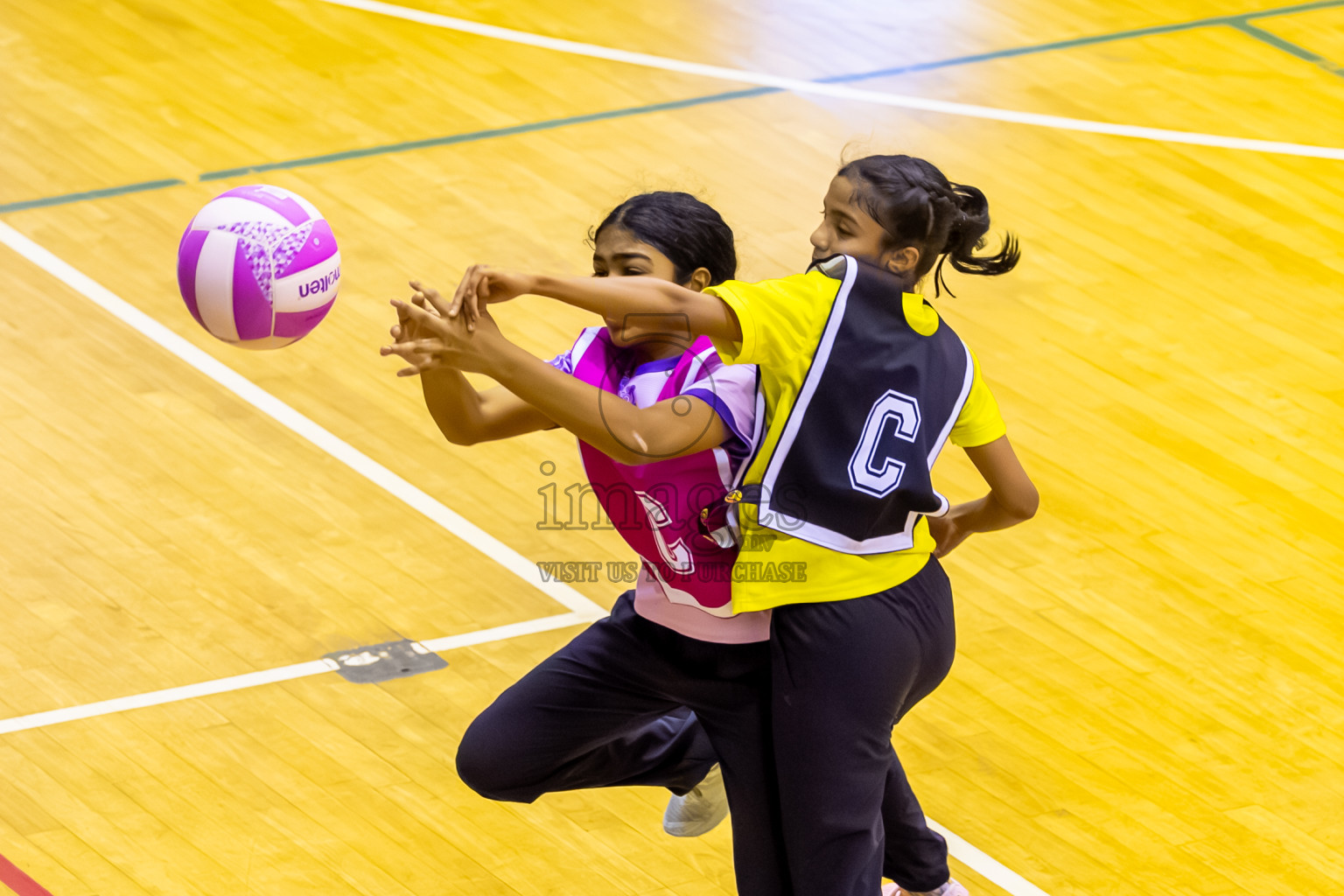 KYRC vs N Sports A in Day 5 of 24th Milo Netball Association Championship held in Social Center at Male', Maldives on Friday, 5th September 2025. Photos: Nausham Waheed / images.mv