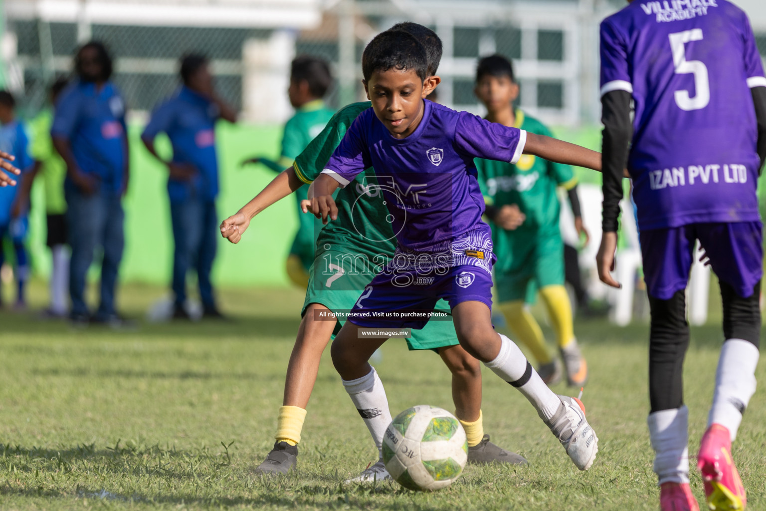 Day 1 of MILO Academy Championship 2023 (U12) was held in Henveiru Football Grounds, Male', Maldives, on Friday, 18th August 2023. Photos: Mohamed Mahfooz Moosa / images.mv