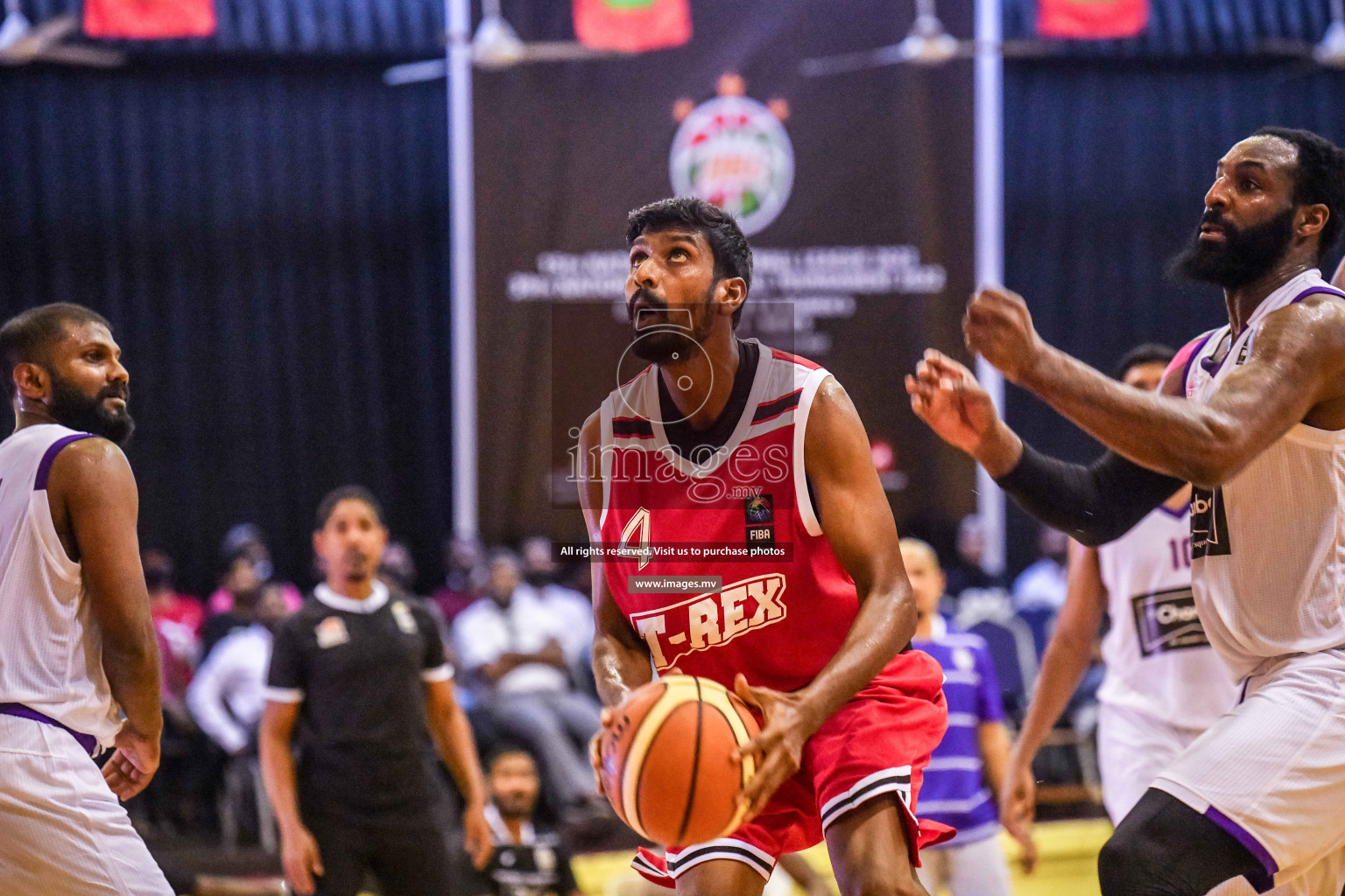 15th National Basketball League 2022, Division 1 - Men's (Round One)  T-Rex BC vs Kings BC photos by Nausham Waheed