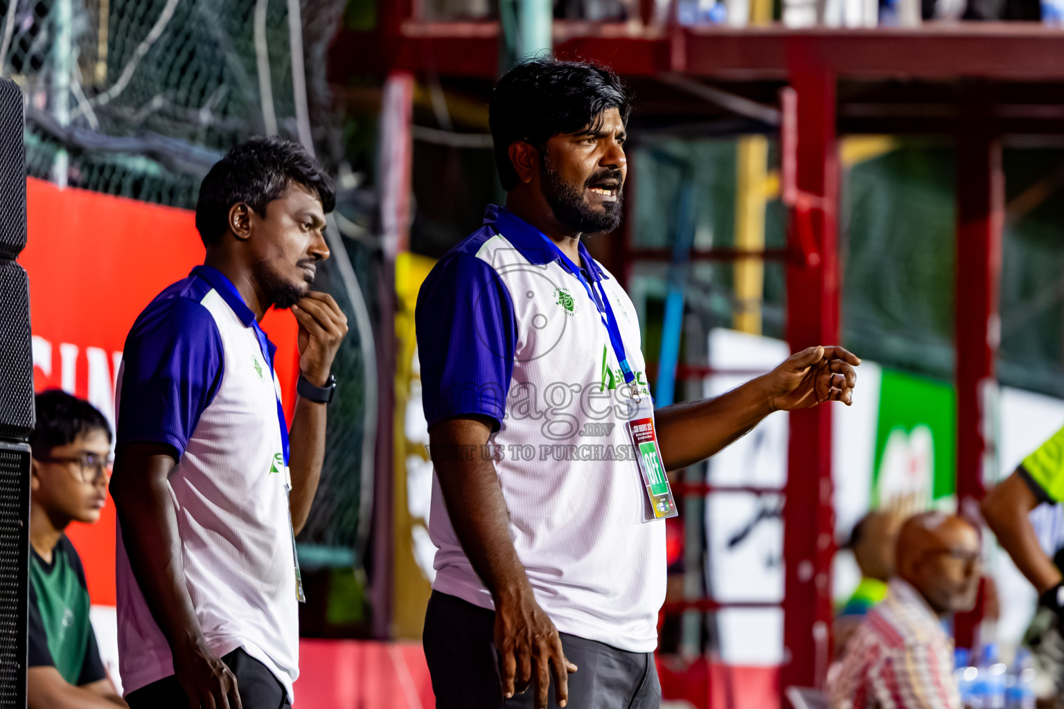 Club Immigration vs Baros Maldives in Day 1 of Club Maldives Cup 2025 was held in Rehendi Futsal Ground, Hulhumale', Maldives on Sunday, 28th September 2025. Photos: Nausham Waheed / images.mv