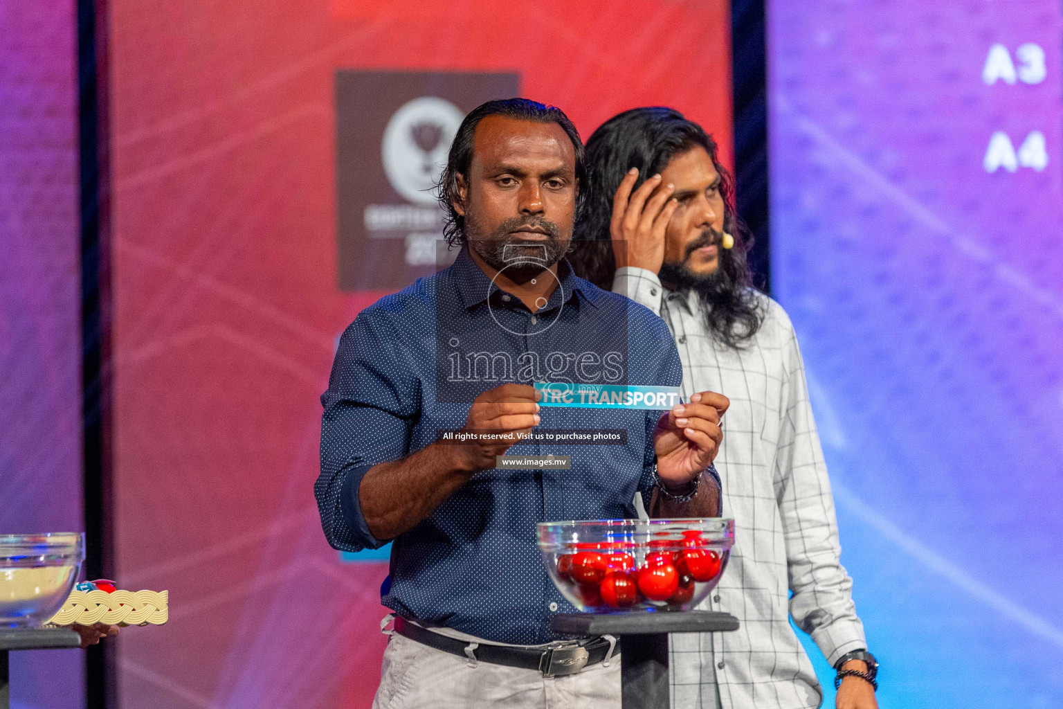 Draw ceremony of Club Maldives 2023 was held on Thursday, 6th July 2023 at PSM Studio in Male', Maldives.  Photos: Ismail Thoriq / images.mv