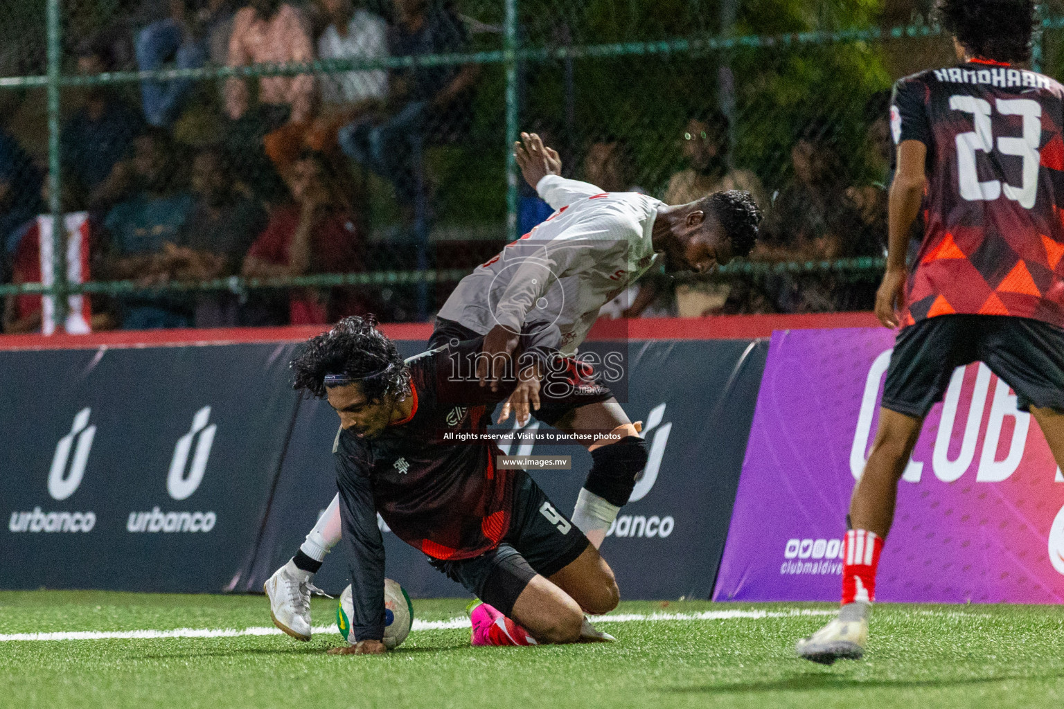 Aasandha vs Prisons RC in Club Maldives Cup 2023 held in Hulhumale, Maldives, on Monday, 17th July 2023 Photos: Nausham Waheed / images.mv