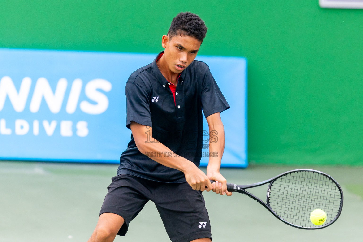 Day 6 of ATF Maldives Junior Open Tennis was held in Male' Tennis Court, Male', Maldives on Tuesday, 17th December 2024. Photos: Nausham Waheed/ images.mv