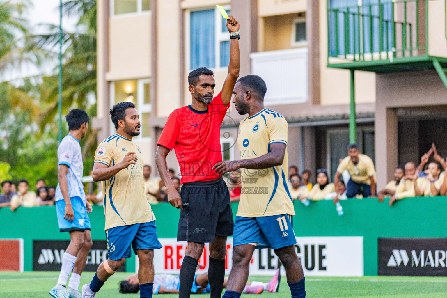 Ozen Bolifushi vs JW Marriott in Resort League 2025 (South Male Zone) day 9 was held on Monday, 6th October 2025 in Crossroads's Maldives, Photos: Areef Adam / images.mv
