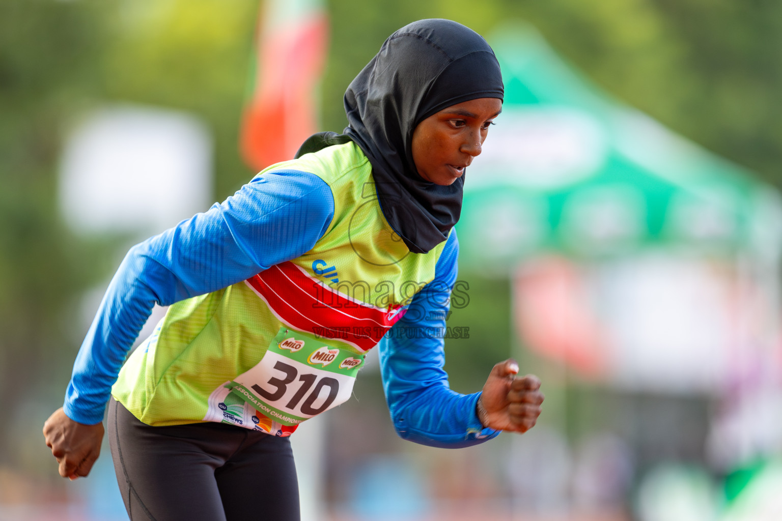 Day 2 of 12th Milo Association Championships was held in Ekuveni Track at Male', Maldives on Friday, 25th April 2025. Photos: Ismail Thoriq / images.mv