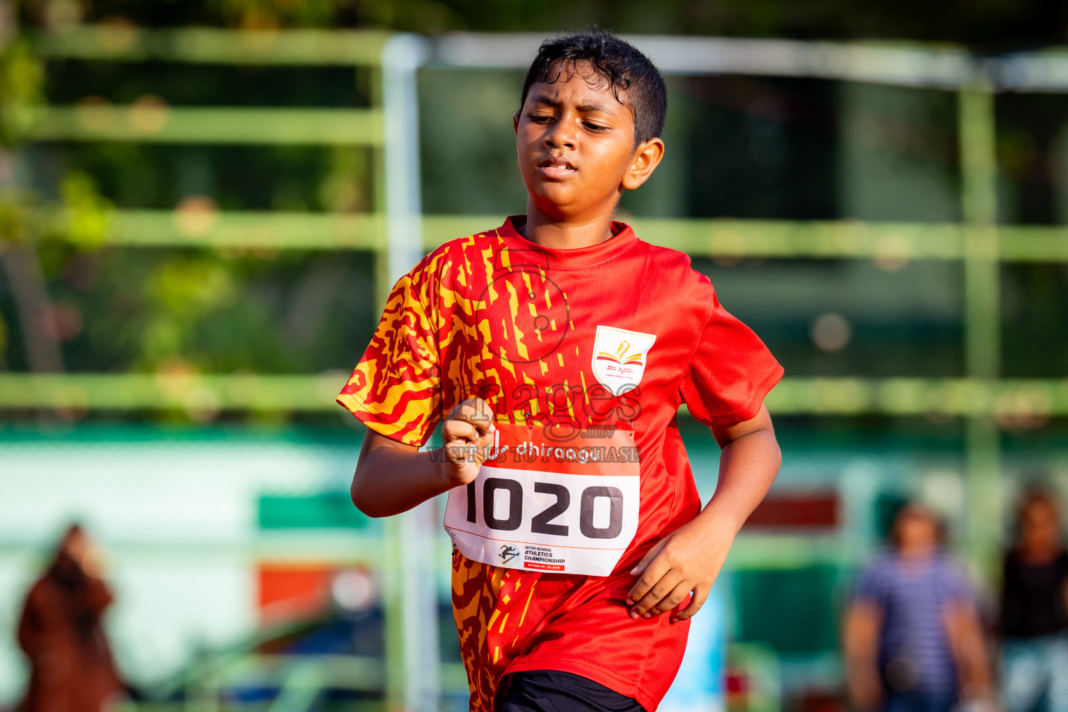 Day 3 of Inter-school Athletics Championship 2025 held in Ekuveni Synthetic Track, Male', Maldives on Wednesday, 08th October 2025. Photos by: Nausham Waheed / Images.mv