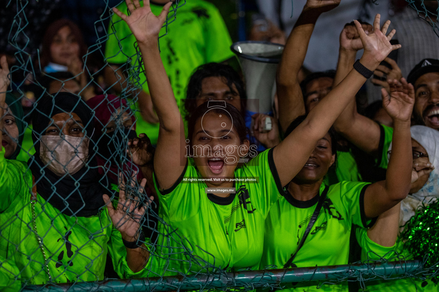 Team FSM Vs Prisons Club in the Semi Finals of Club Maldives 2021 held in Hulhumale, Maldives on 15 December 2021. Photos: Ismail Thoriq / images.mv