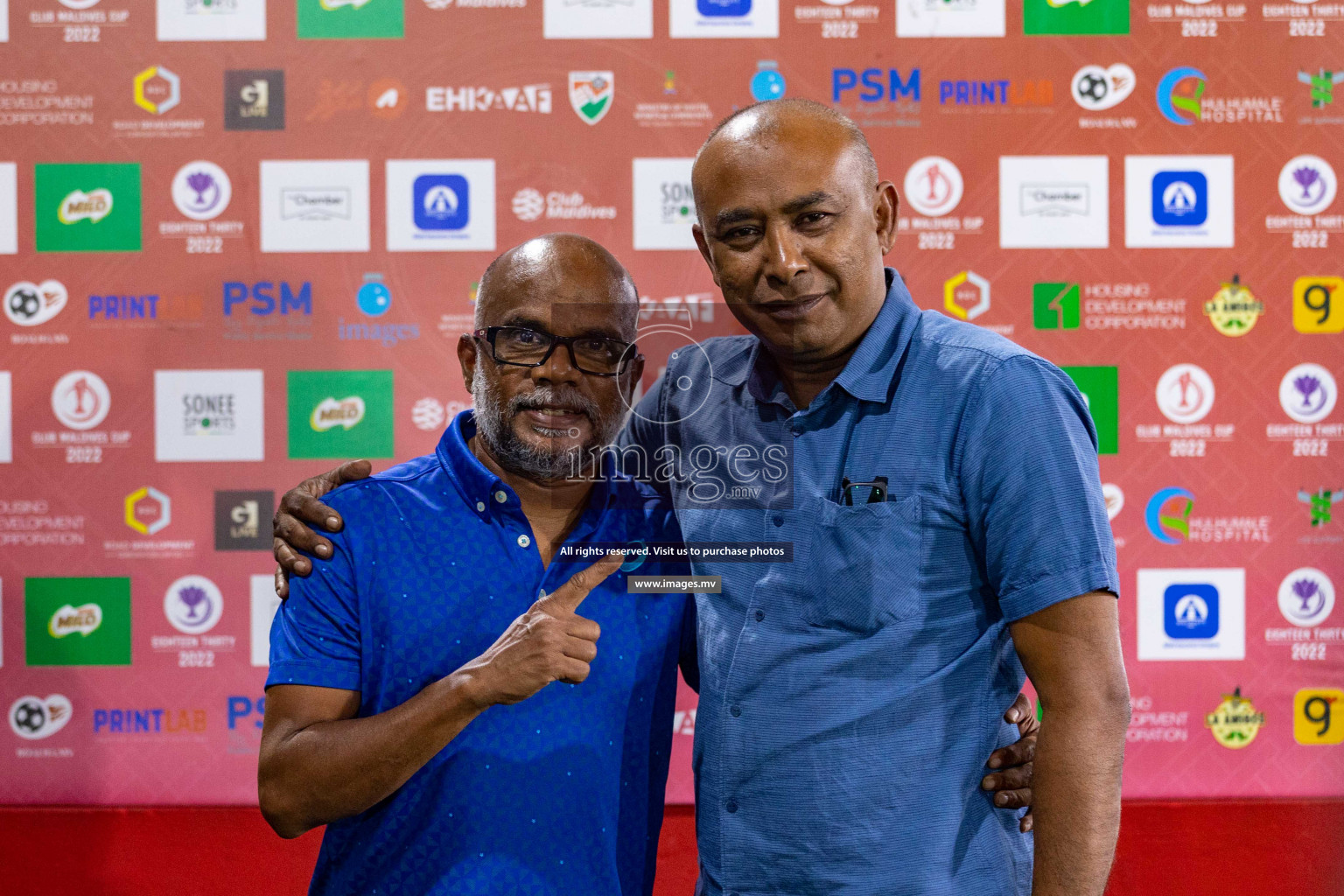 MPL vs Team Fenaka in the Semi-finals of Eighteen Thirty Women's Futsal Fiesta 2022 was held in Hulhumale', Maldives on Saturday, 29th October 2022. Photos: Ismail Thoriq / images.mv