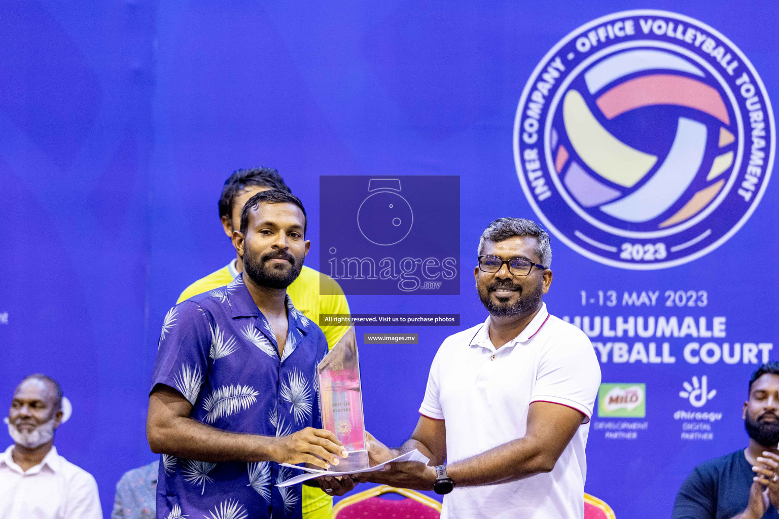 Final of Inter Company-Office Volleyball Tournament 2023 was held in Social Center, Male', Maldives on Saturday, 20th May 2023.  Photos: Ismail Thoriq / images.mv