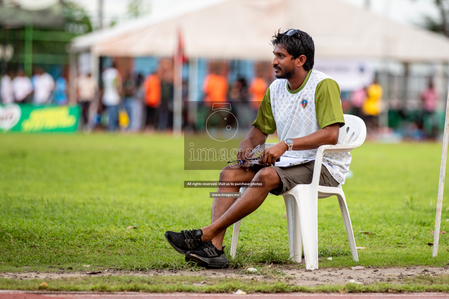 Day 2 of National Athletics Championship 2023 was held in Ekuveni Track at Male', Maldives on Friday, 24th November 2023. Photos: Hassan Simah / images.mv