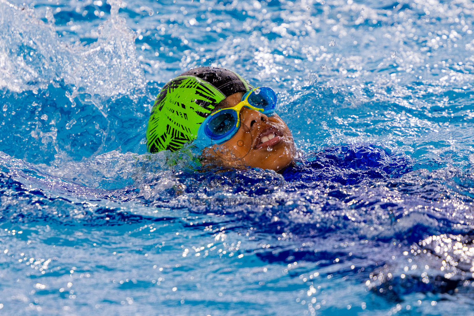 Day 1 of BML 5th National Swimming Kids Festival 2024 held in Hulhumale', Maldives on Monday, 18th November 2024. Photos: Nausham Waheed / images.mv