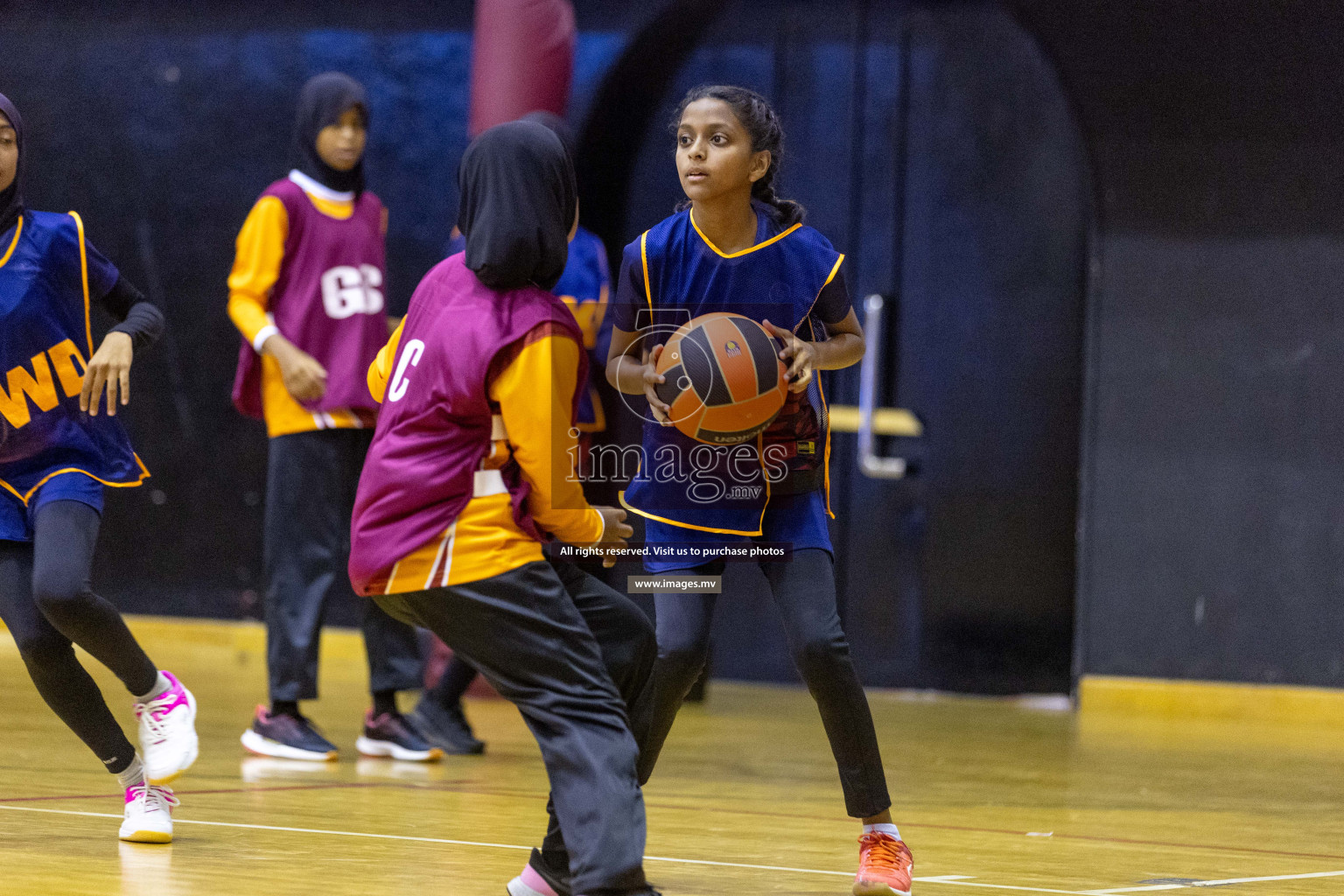 Day7 of 24th Interschool Netball Tournament 2023 was held in Social Center, Male', Maldives on 2nd November 2023. Photos: Nausham Waheed / images.mv