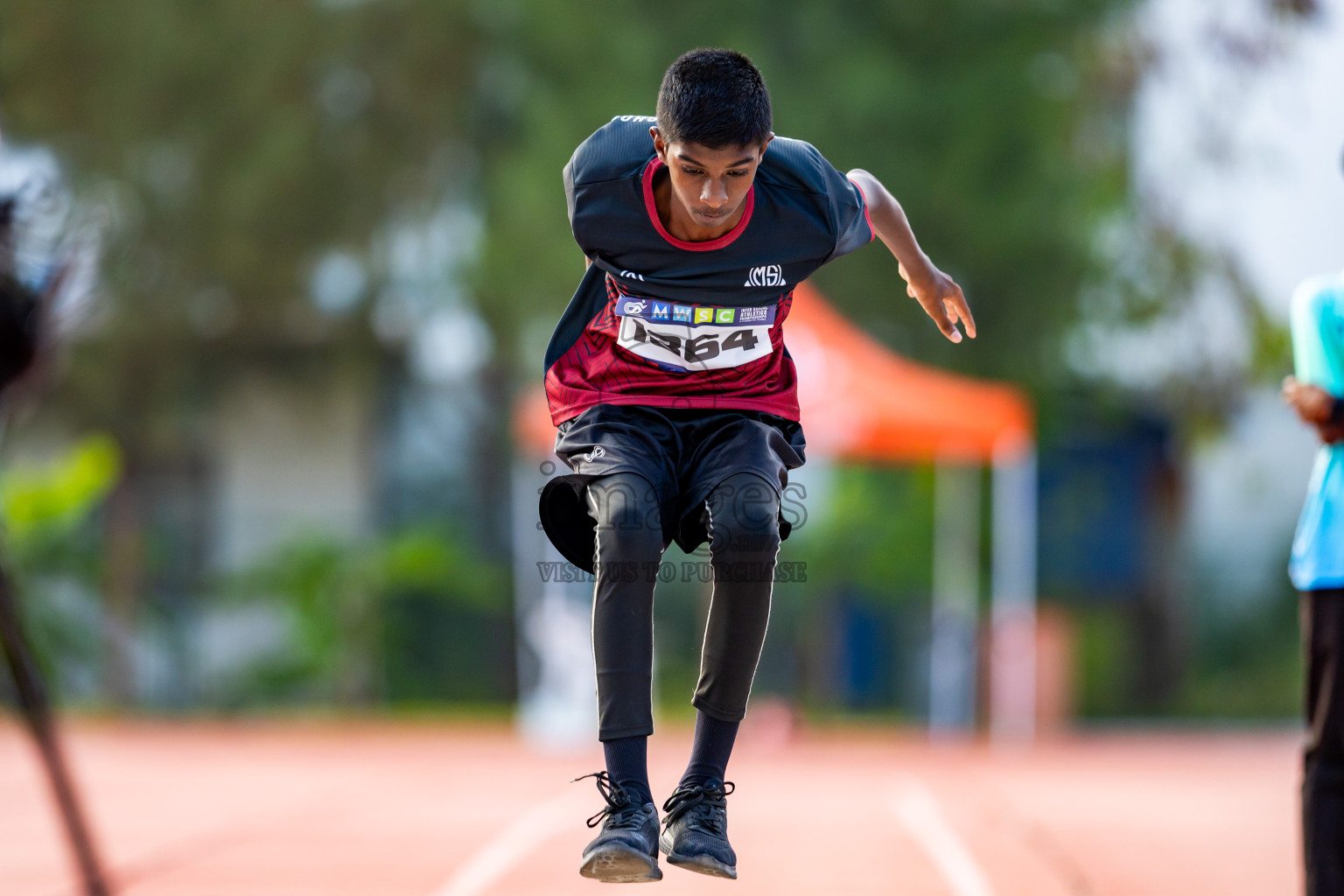 Day 5 of MWSC Interschool Athletics Championships 2024 held in Hulhumale Running Track, Hulhumale, Maldives on Wednesday, 13th November 2024. Photos by: Nausham Waheed / Images.mv