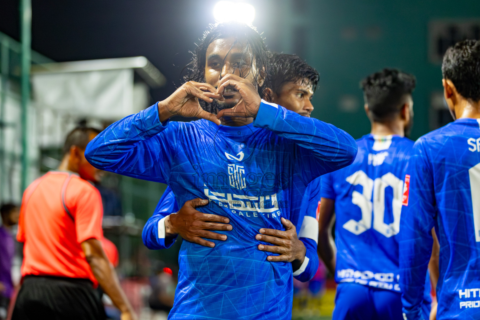 GA. Kanduhulhuhdoo VS S. Hithadhoo on Day 35 of Golden Futsal Challenge 2024 was held on Tuesday, 20th February 2024, in Hulhumale', Maldives 
Photos: Hassan Simah, / images.mv