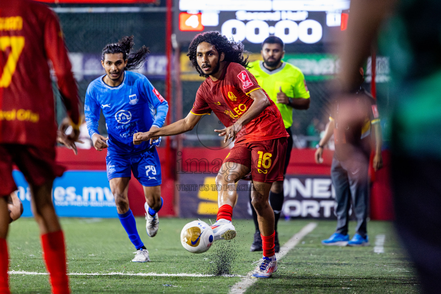 GA Gemanafushi VS GA Nilandhoo in Day 8 of Golden Futsal Challenge 2025 was held on Sunday, 12th January 2025, in Hulhumale', Maldives Photos: Nausham Waheed , Ismail Thoriq / images.mv