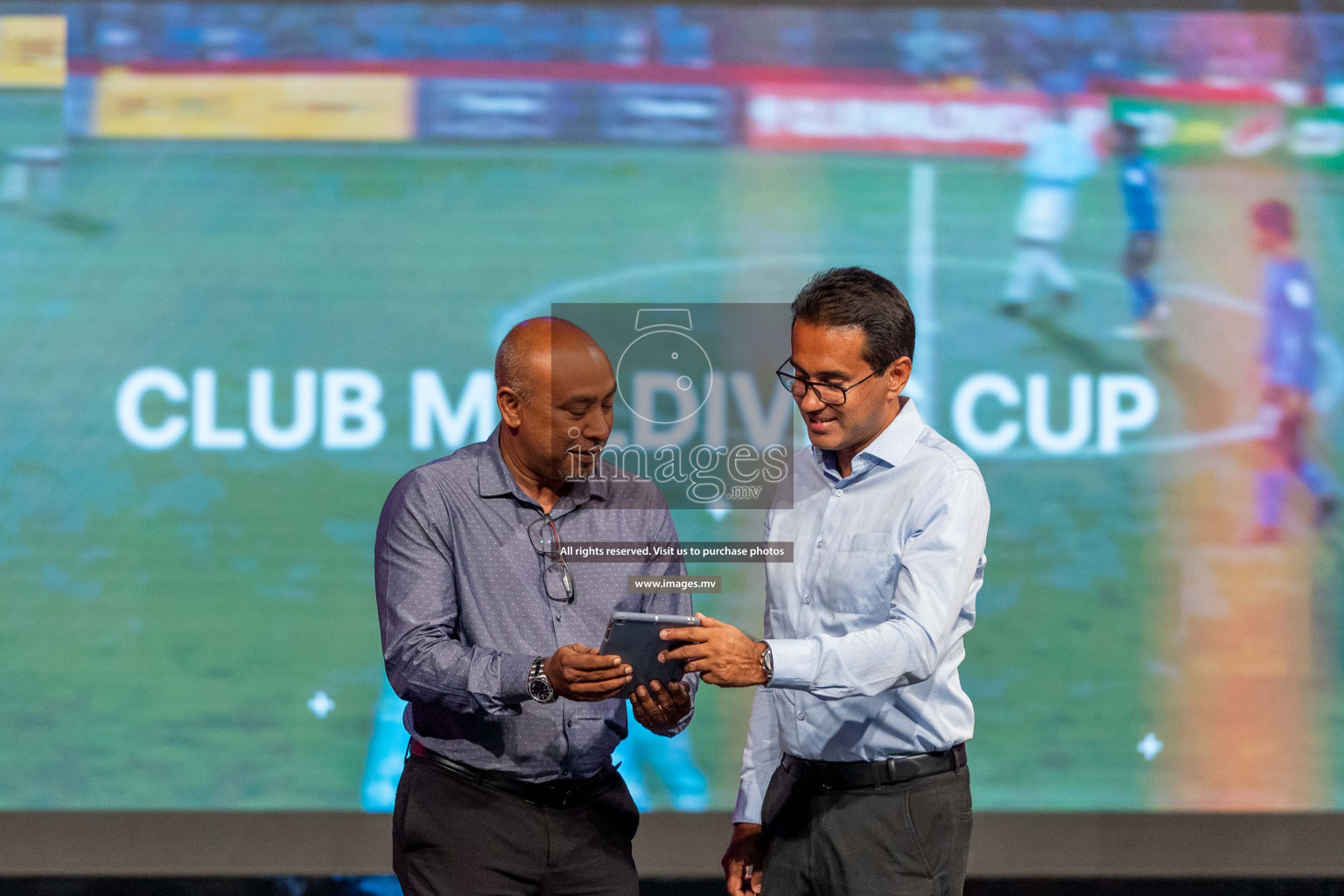 Draw ceremony of Club Maldives 2023 was held on Thursday, 6th July 2023 at PSM Studio in Male', Maldives.  Photos: Ismail Thoriq / images.mv