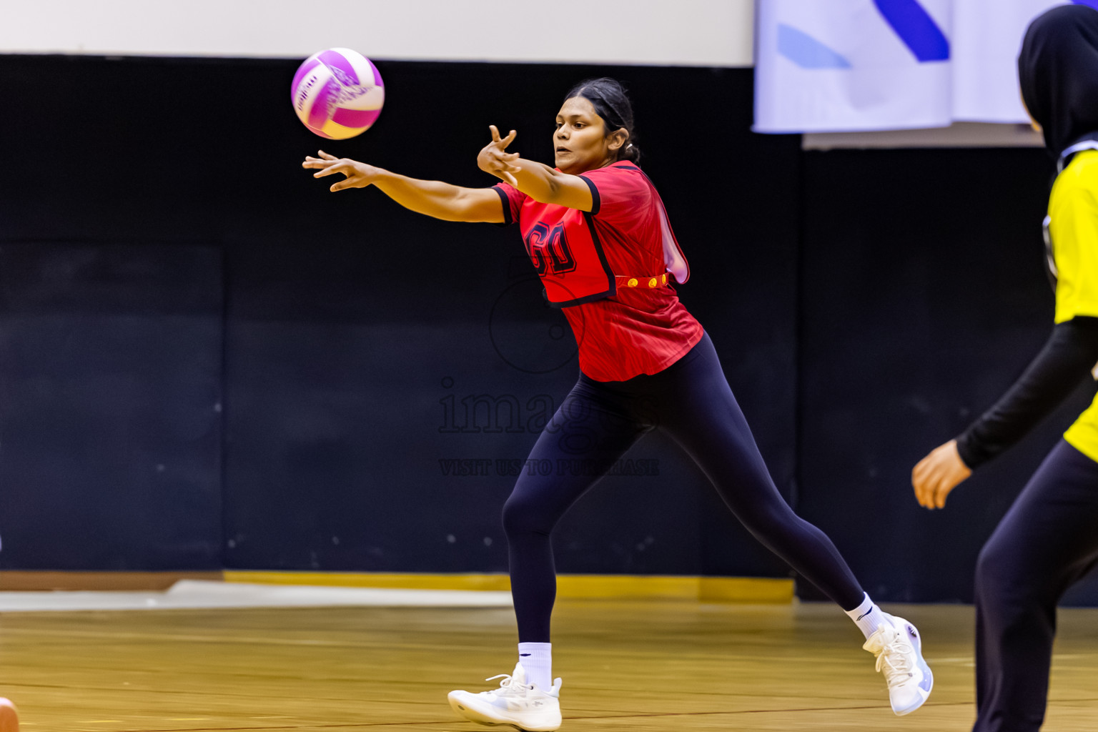 C Matrix vs KYRC in Day 2 of 24th Milo Netball Association Championship held in Social Center at Male', Maldives on Tuesday, 2nd September 2025. Photos: Nausham Waheed / images.mv