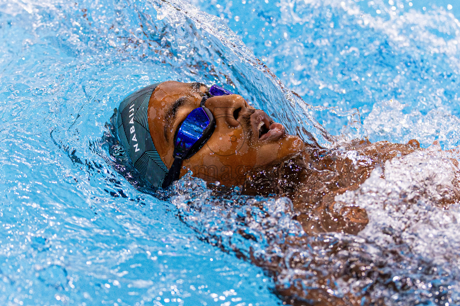 Day 4 of 1st National Short Course Swimming Competition held in Hulhumale', Maldives on Tuesday, 17th June 2025. Photos: Nausham Waheed / images.mv