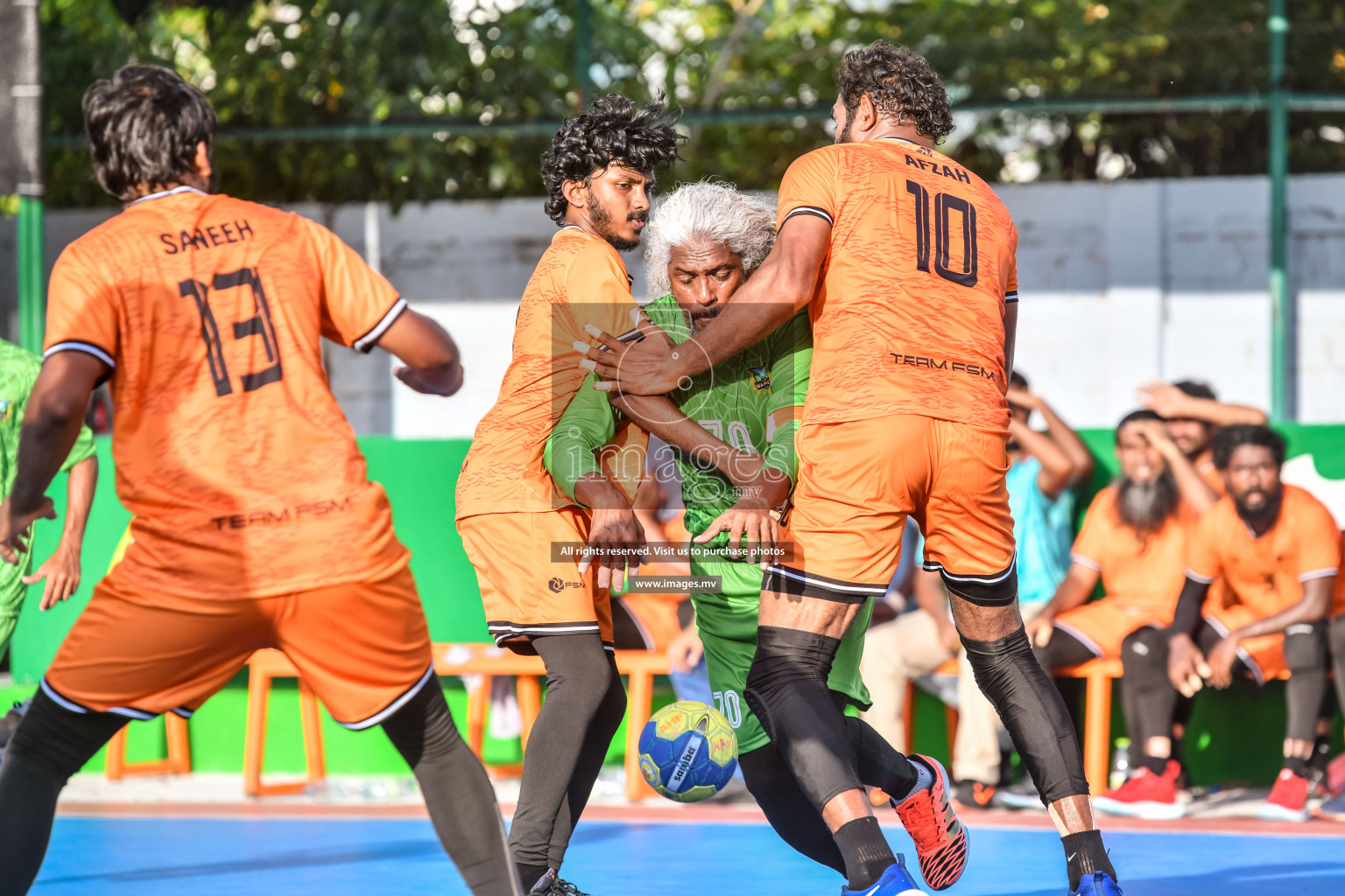 Day 6 of Milo 6th Inter Office Handball Tournament 2022 - Photos by Nausham Waheed