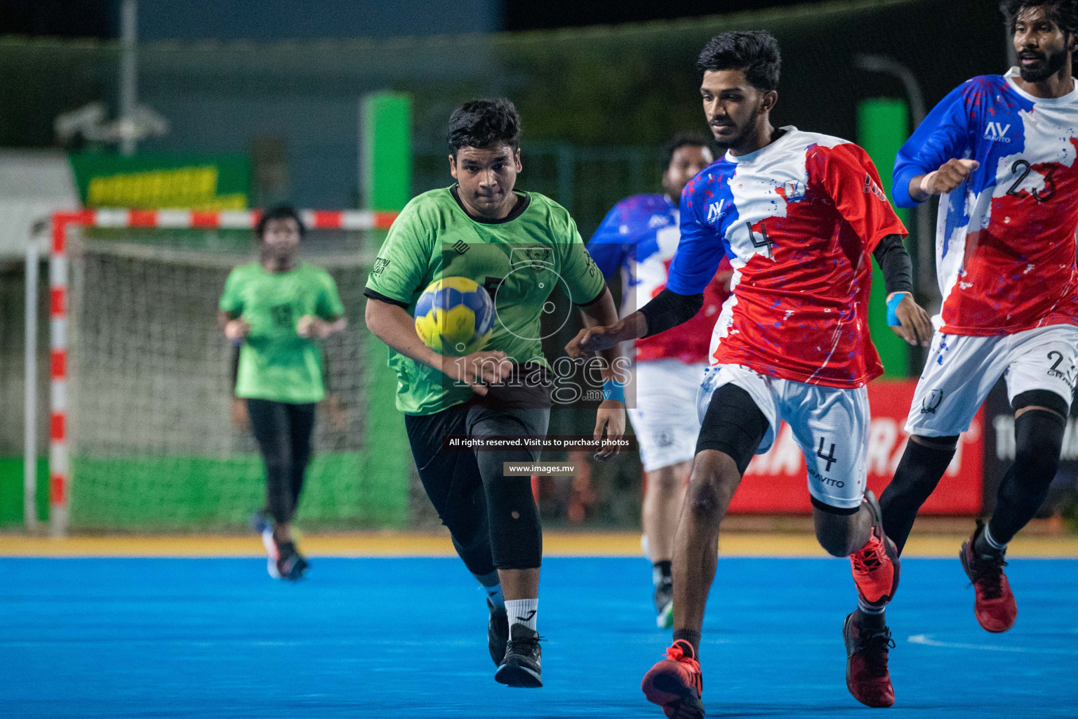 Day 3 of 6th MILO Handball Maldives Championship 2023, held in Handball ground, Male', Maldives on Friday, 22nd May 2023 Photos: Nausham Waheed/ Images.mv