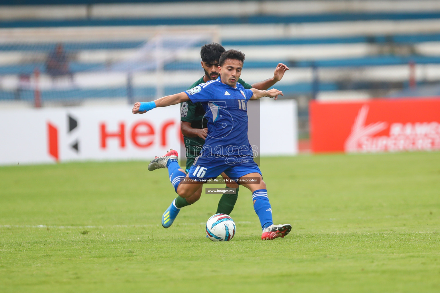 Pakistan vs Kuwait in SAFF Championship 2023 held in Sree Kanteerava Stadium, Bengaluru, India, on Saturday, 24th June 2023. Photos: Nausham Waheed, Hassan Simah / images.mv