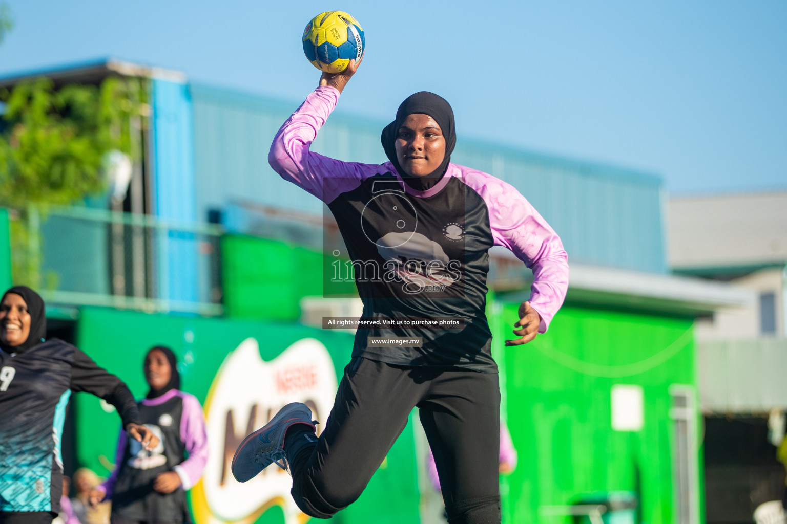 Day 3 of 6th MILO Handball Maldives Championship 2023, held in Handball ground, Male', Maldives on Friday, 22nd May 2023 Photos: Nausham Waheed/ Images.mv