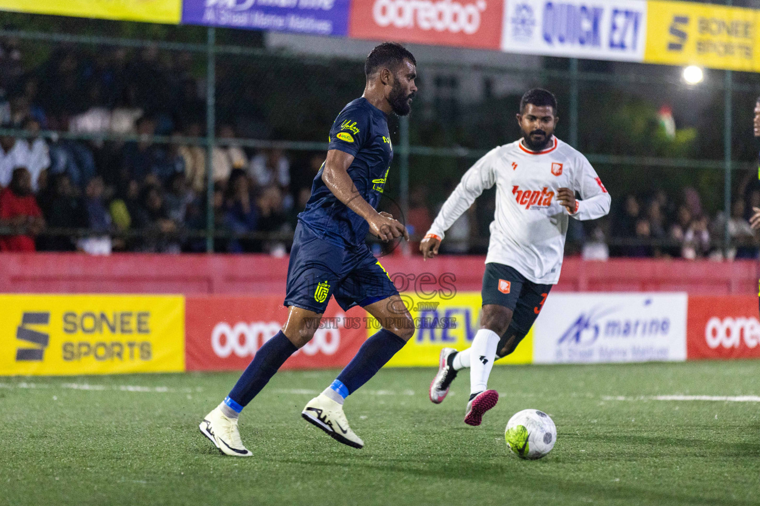 L  Dhanbidhoo vs L Gan in Day 20 of Golden Futsal Challenge 2024 was held on Saturday , 3rd February 2024 in Hulhumale', Maldives Photos: Nausham Waheed / images.mv