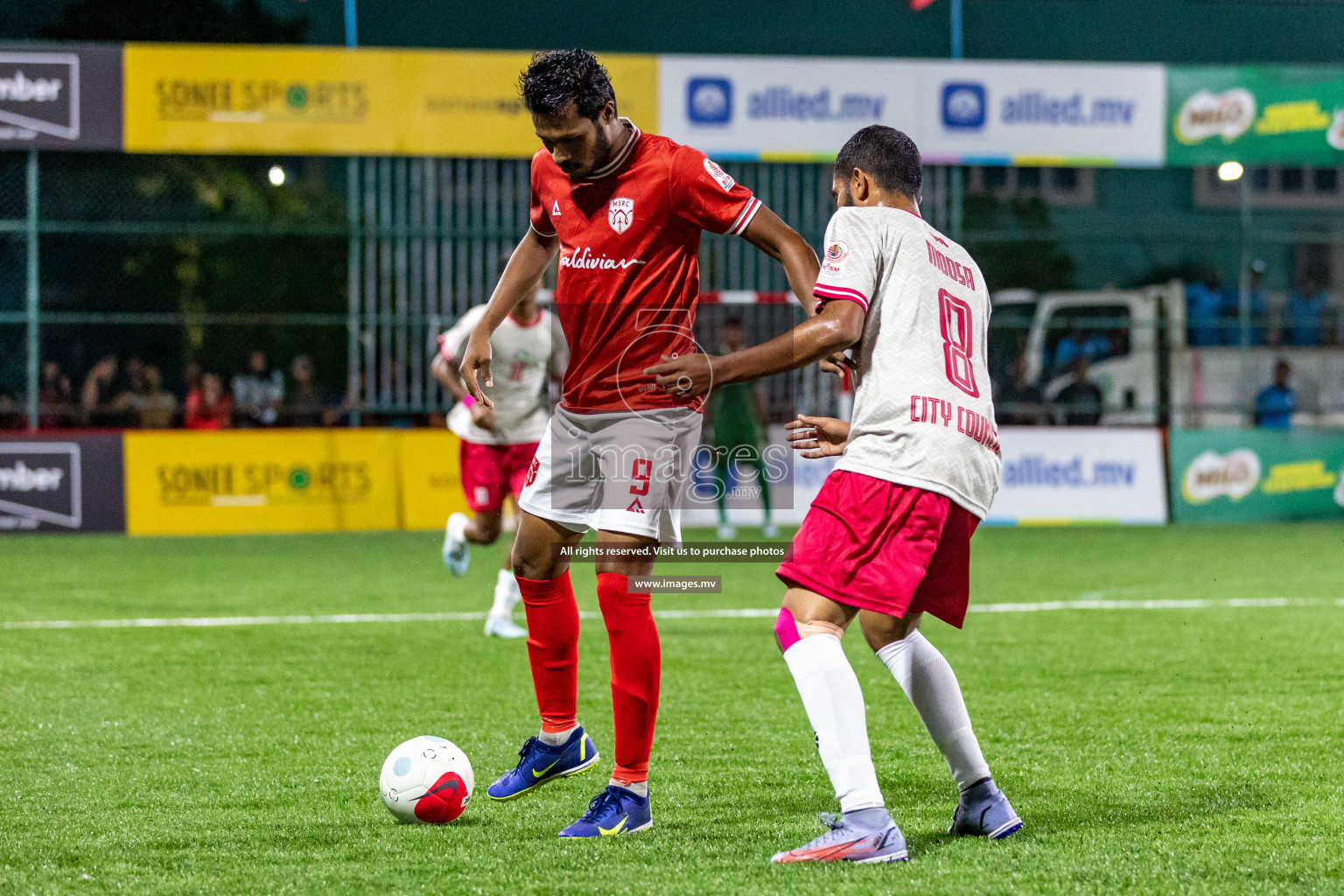 Team MCC vs Maldivian in Club Maldives Cup 2022 was held in Hulhumale', Maldives on Thursday, 13th October 2022. Photos: Ismail Thoriq/ images.mv