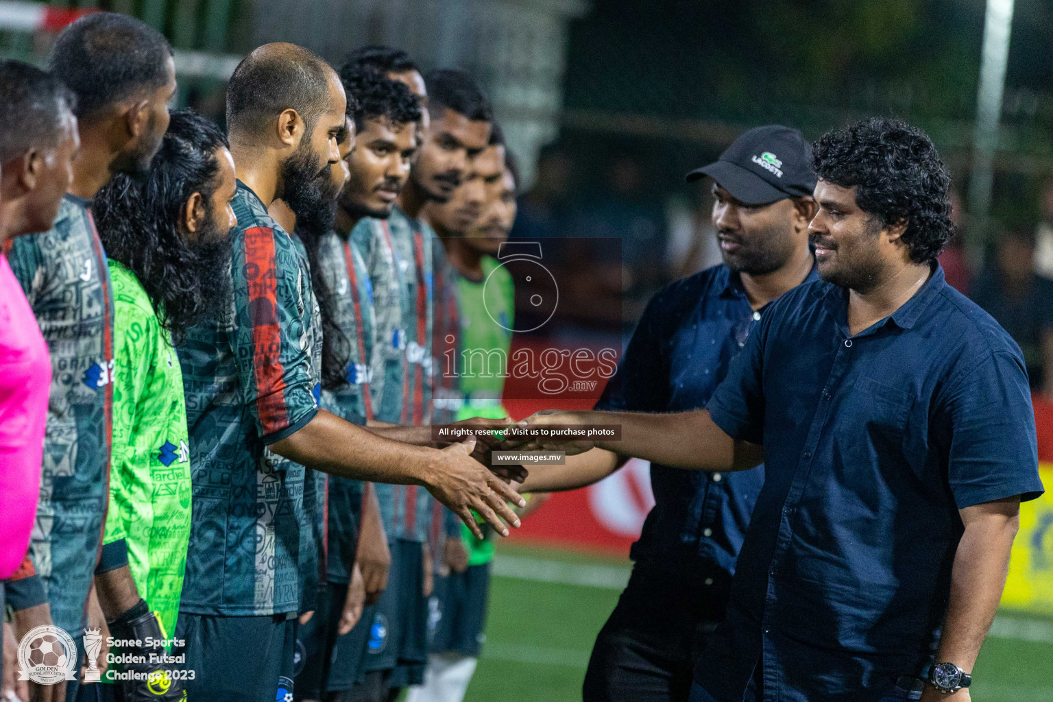 R. Inguraidhoo vs R. Innamadhoo in Day 4 of Golden Futsal Challenge 2023 on 08 February 2023 in Hulhumale, Male, Maldives