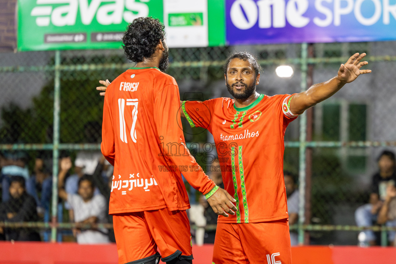 AA Feridhoo vs AA Maalhos in Day 11 of Golden Futsal Challenge 2025 was held on Wednesday, 15th January 2025, in Hulhumale', Maldives Photos: Mohamed Mahfooz Moosa / images.mv