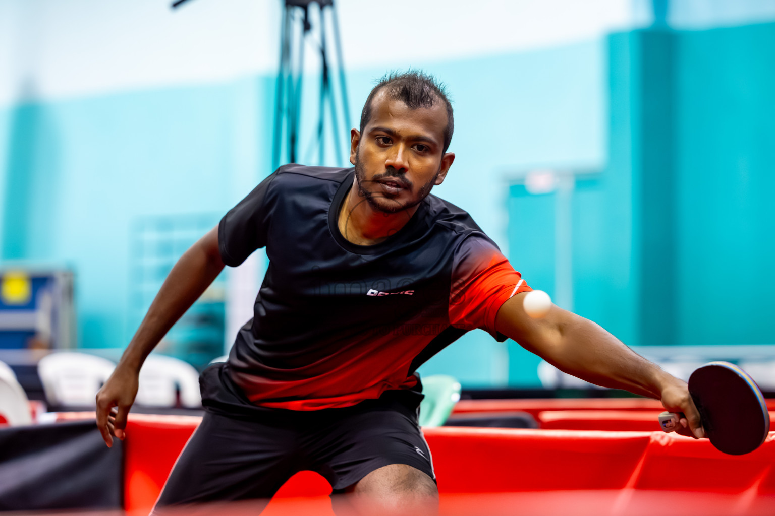 Day 4 of BML 63rd National Table Tennis Tournament 2025 was held on Thursday, 28th August 2025 in Male' TT Hall, Male', Maldives. Photos: Nausham Waheed / images.mv