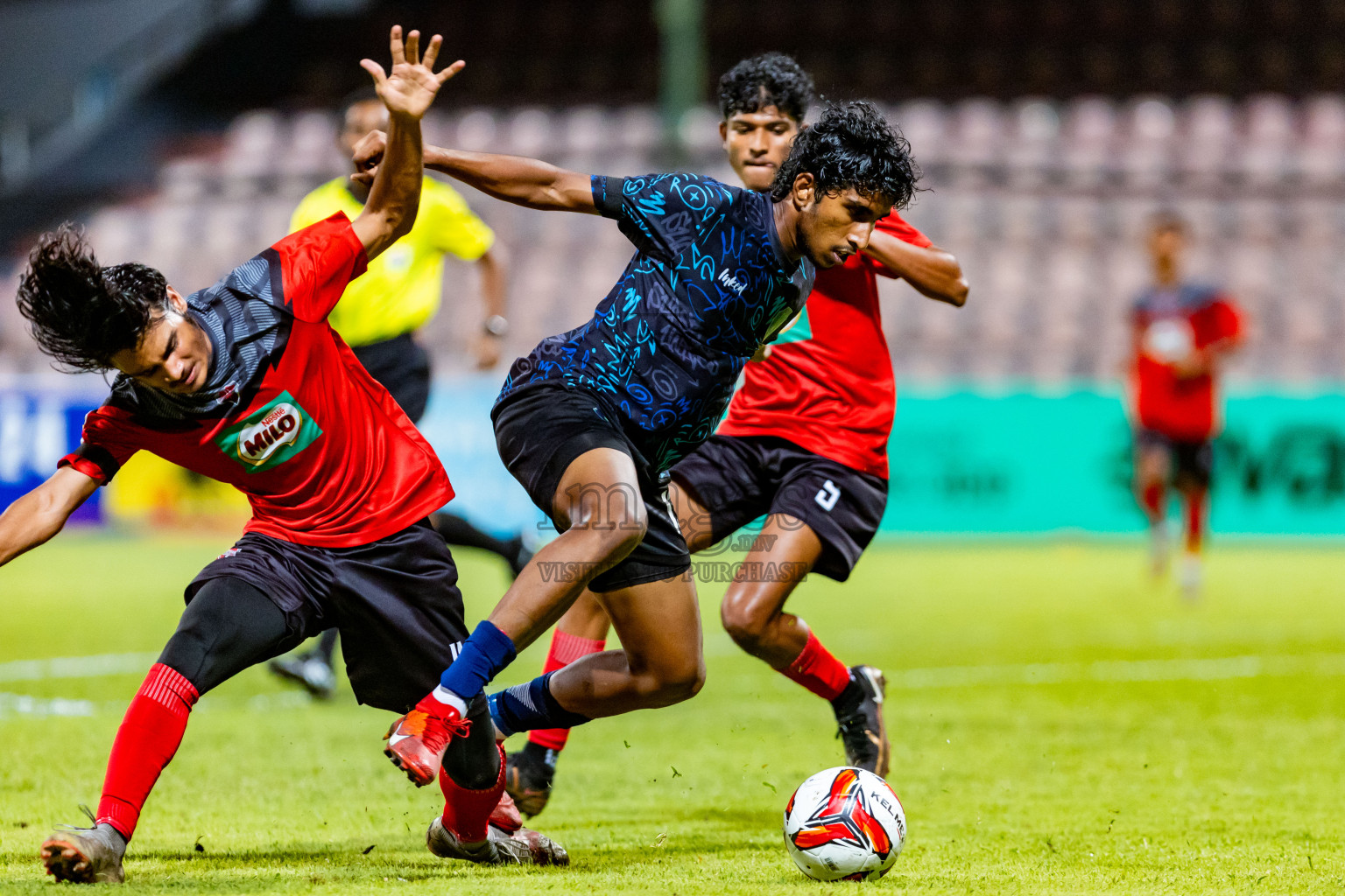 Super United Sports vs TC Sports Club in the Final of Under 19 Youth Championship 2024 was held at National Stadium in Male', Maldives on Monday, 1st July 2024. Photos: Nausham Waheed / images.mv