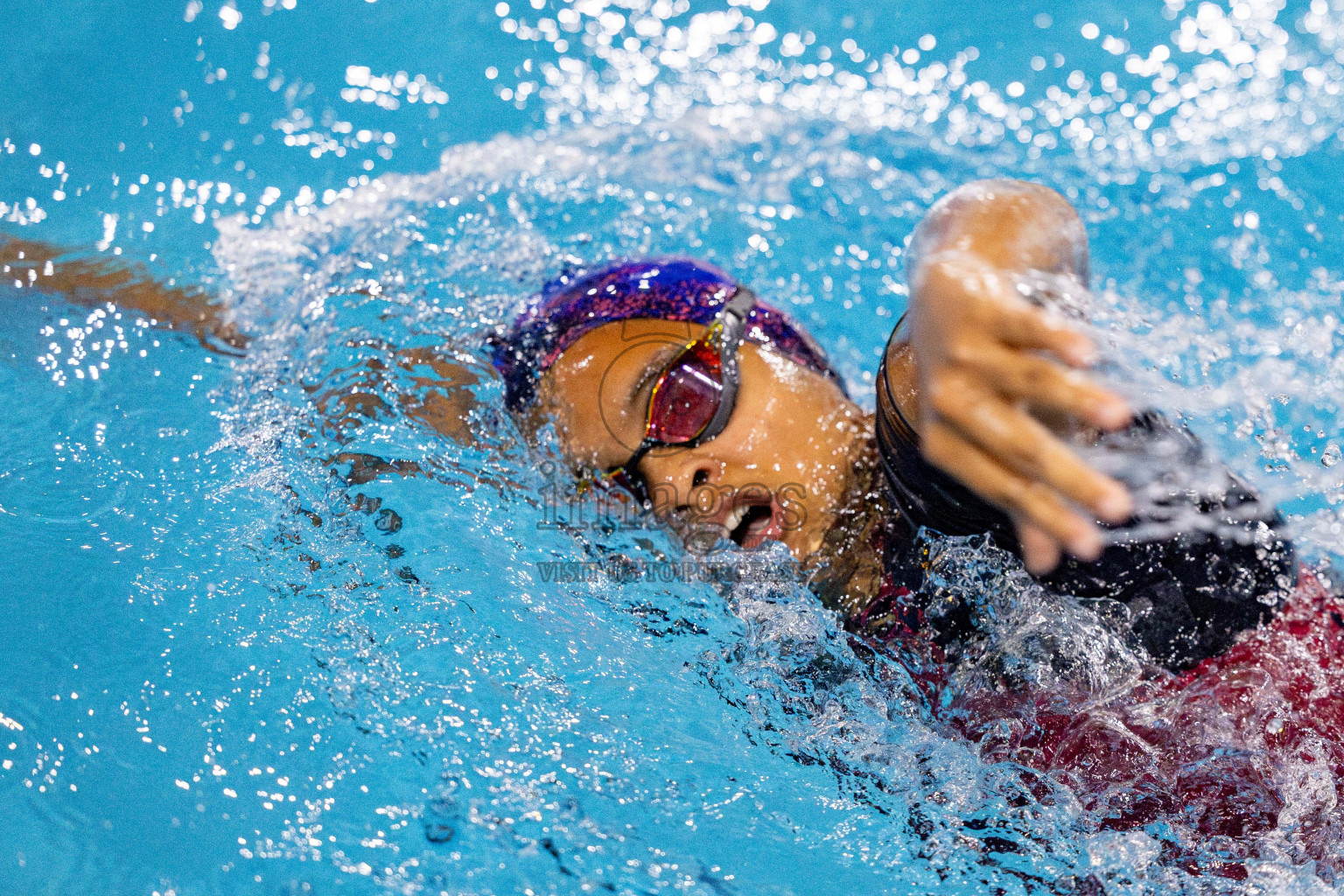 Day 4 of National Swimming Championship 2024 held in Hulhumale', Maldives on Monday, 16th December 2024. Photos: Hassan Simah / images.mv