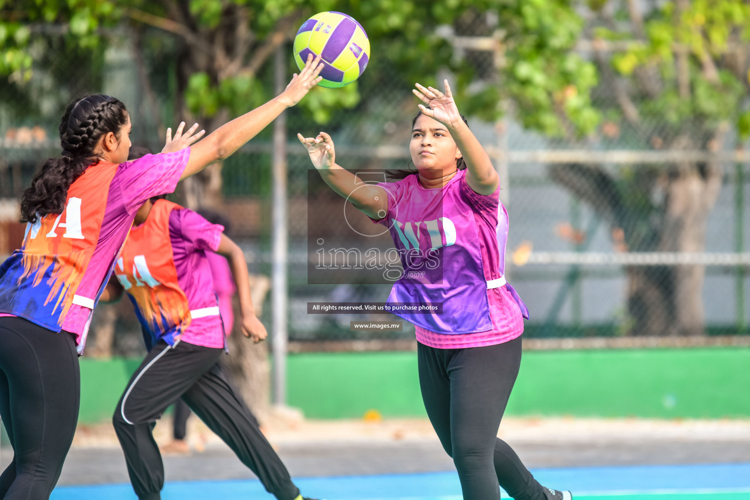 Day 10 of Junior Netball Championship 2022 held in Male', Maldives. Photos by Nausham Waheed