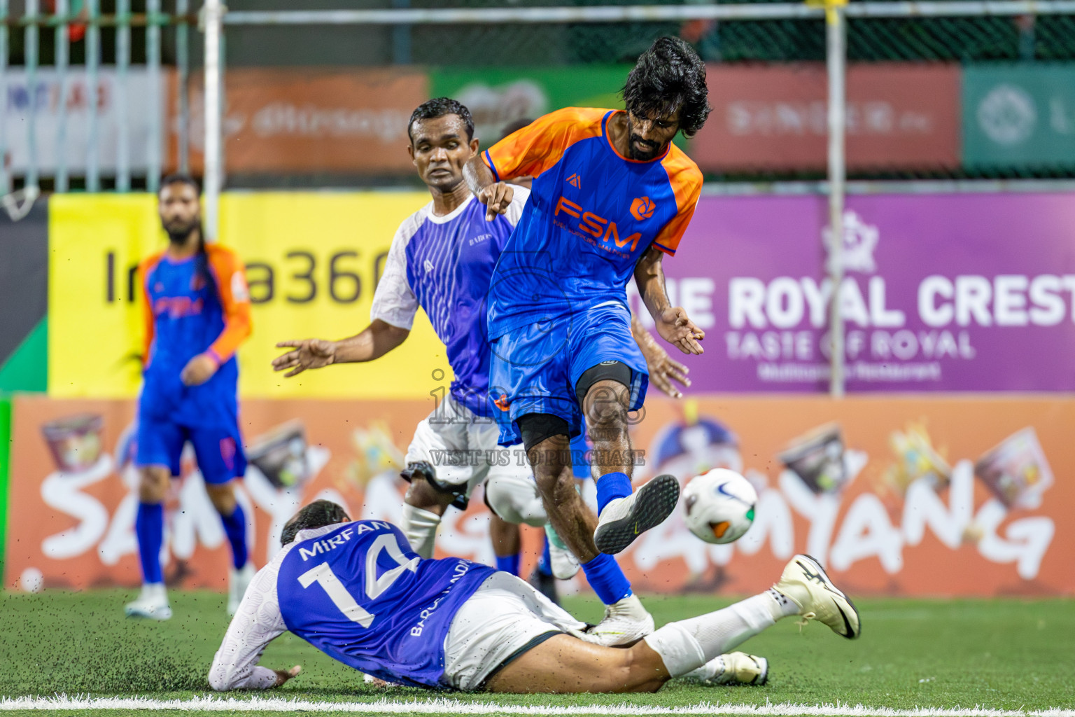 Team FSM vs Baros Maldives in Club Maldives Cup 2024 held in Rehendi Futsal Ground, Hulhumale', Maldives on Friday, 27th September 2024. Photos: Shuu Abdul Sattar / images.mv