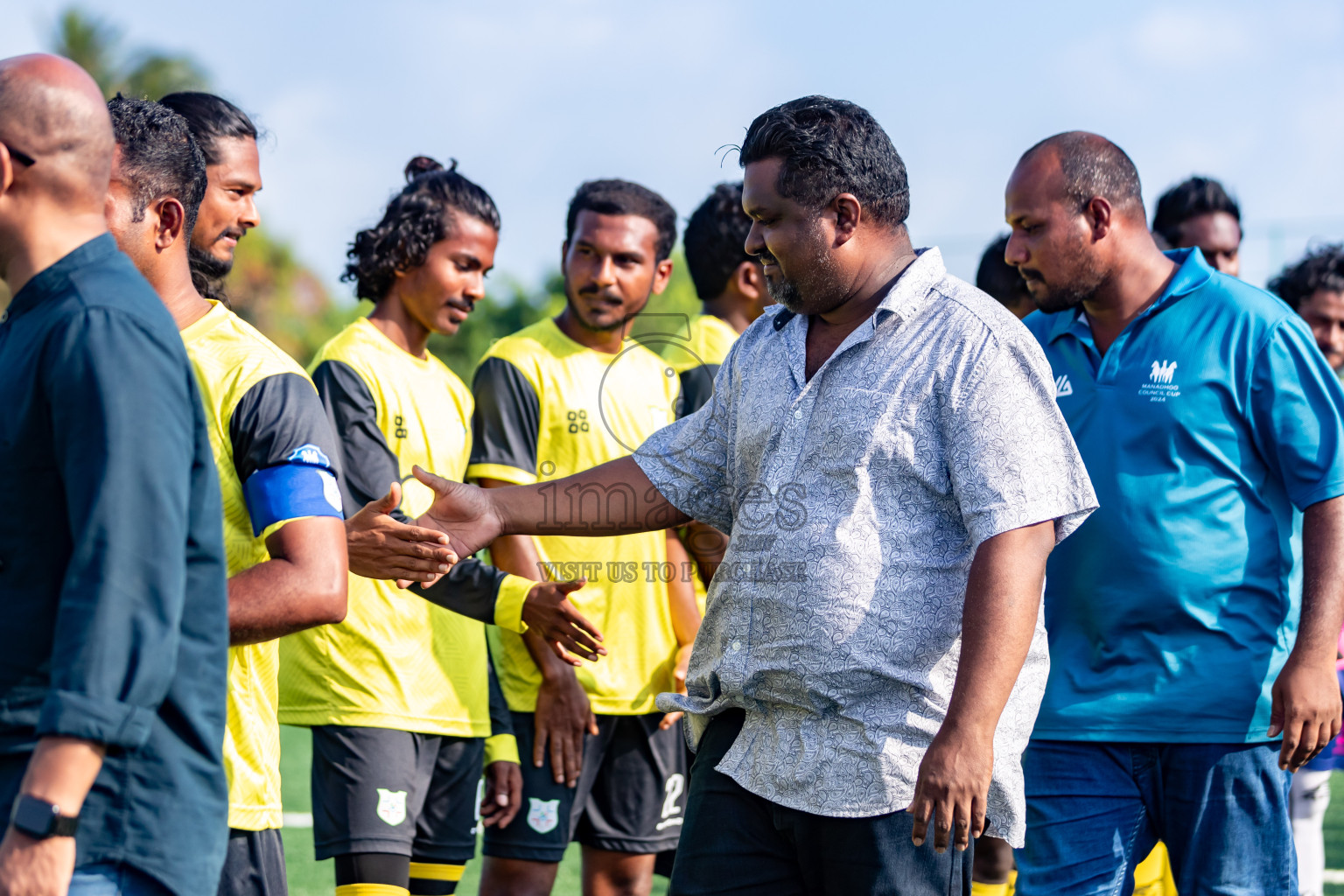 Baburu SC vs Kanmathi Juniors from Semi Final of Manadhoo Council Cup 2024 in N Manadhoo Maldives on Sunday, 25th February 2023. Photos: Nausham Waheed / images.mv