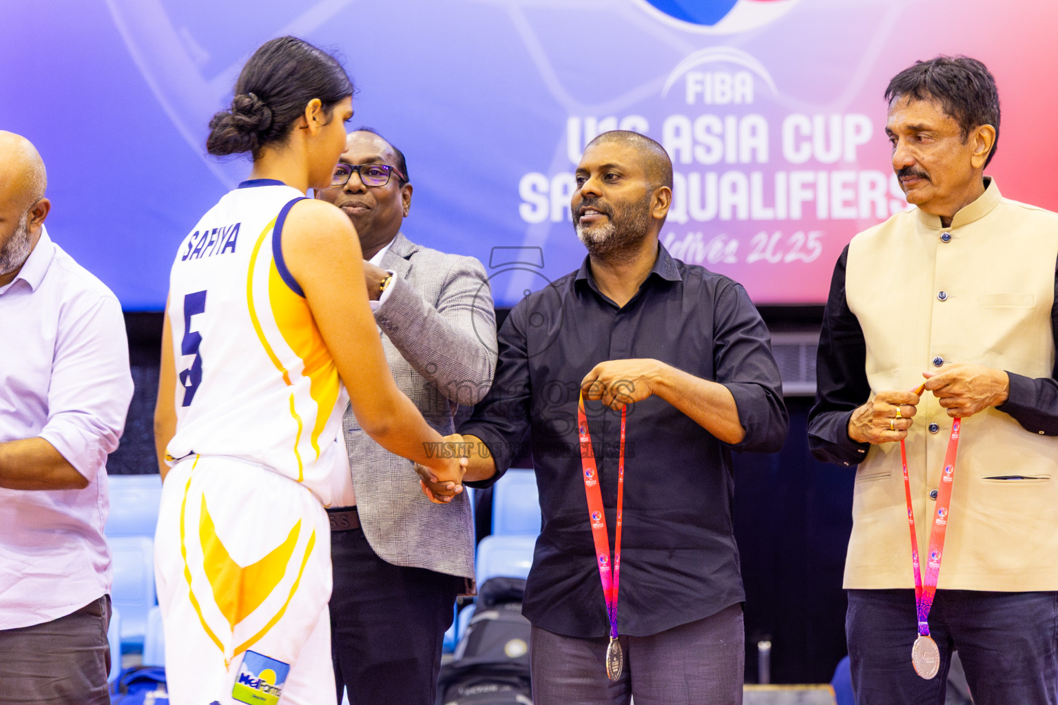 Closing Ceremony of Under 16 Asian Cup SABA Qualifiers 2025 was held in Social Center, Male', Maldives on Sunday, 15th June 2025. Photos: Nausham Waheed / images.mv