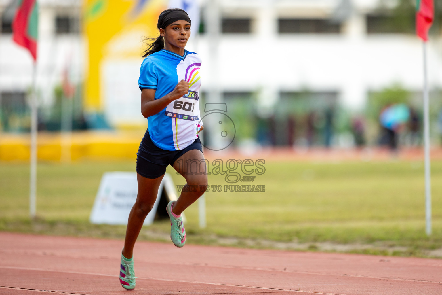 Day 1 of MWSC Interschool Athletics Championships 2024 held in Hulhumale Running Track, Hulhumale, Maldives on Saturday, 9th November 2024. Photos by: Ismail Thoriq / Images.mv