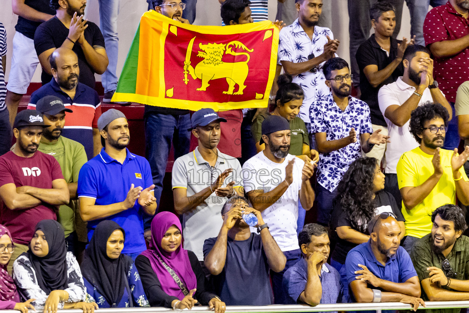 Maldives vs Sri Lanka in Day 2 of CAVA U20 Woman's Volleyball Championship 2024 was held in Social Center, Male', Maldives on 19th July 2024. Photos: Nausham Waheed / images.mv