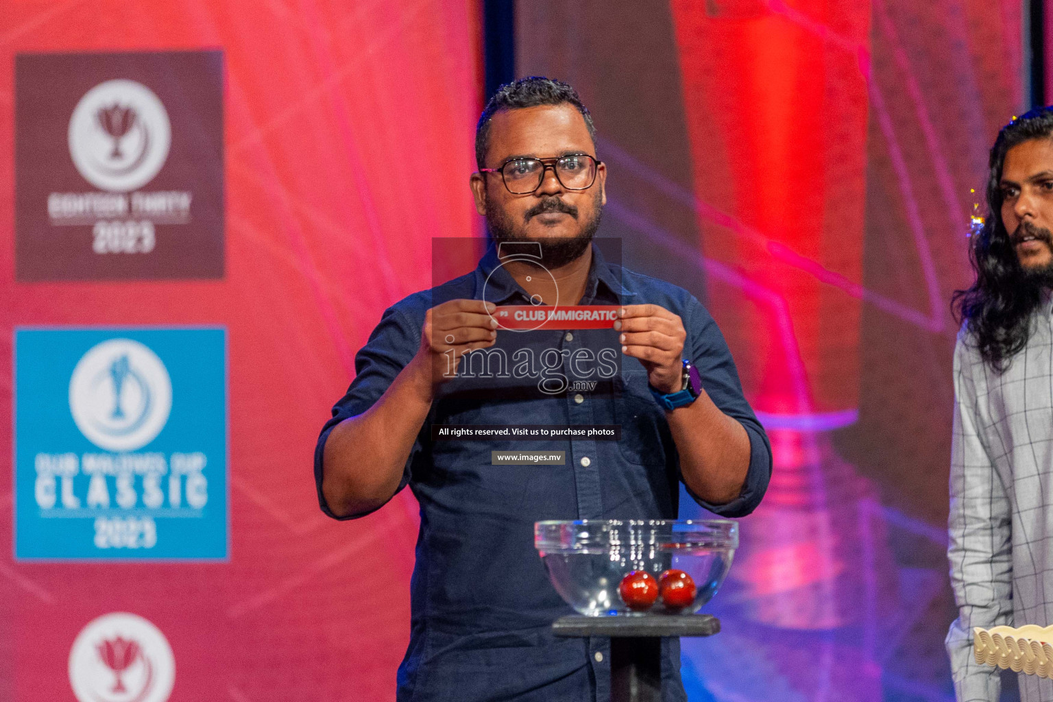 Draw ceremony of Club Maldives 2023 was held on Thursday, 6th July 2023 at PSM Studio in Male', Maldives.  Photos: Ismail Thoriq / images.mv