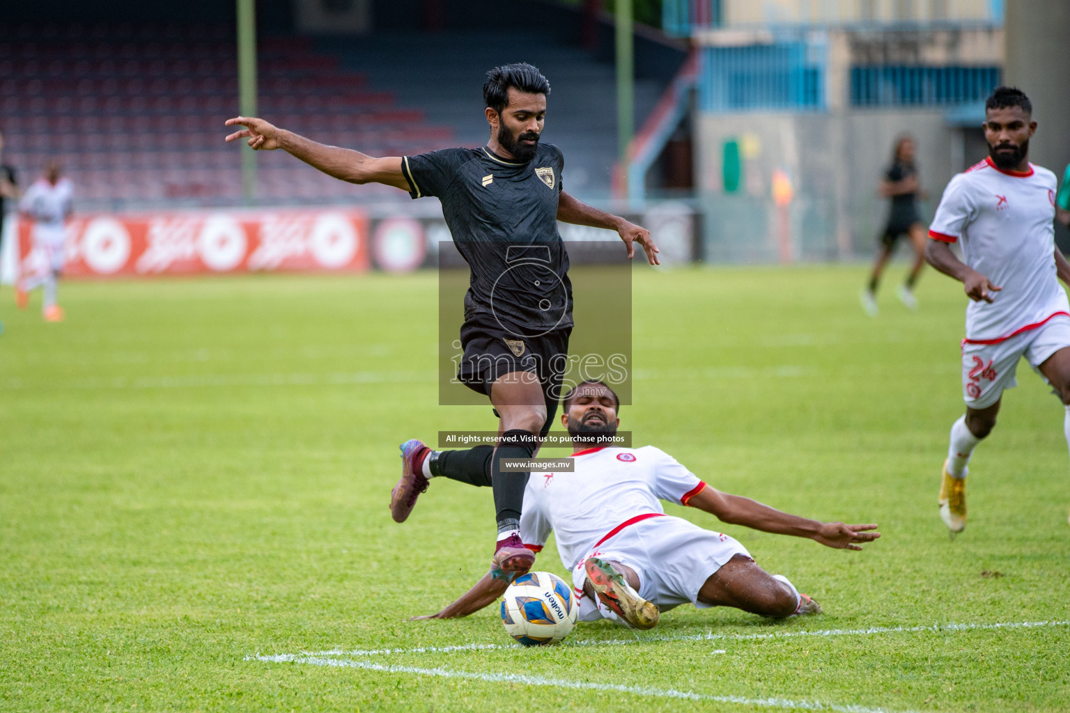 President's Cup 2023 Semi Final - Club eagles vs Buru sports, held in National Football Stadium, Male', Maldives Photos: Nausham/ Images.mv