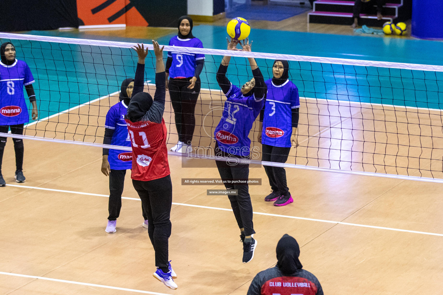 Volleyball Association Cup 2022-Women's Division-Match Day 1 was held in Male', Maldives on Tuesday, 24th May 2022.  Photos By: Ismail Thoriq / images.mv