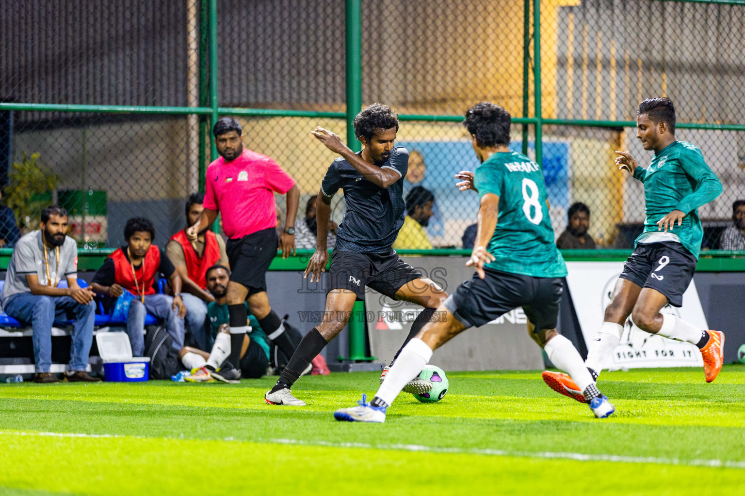 Fasgangu SC vs Green Lakers in Day 7 of BG Futsal Challenge 2024 was held on Monday, 18th March 2024, in Male', Maldives Photos: Nausham Waheed / images.mv