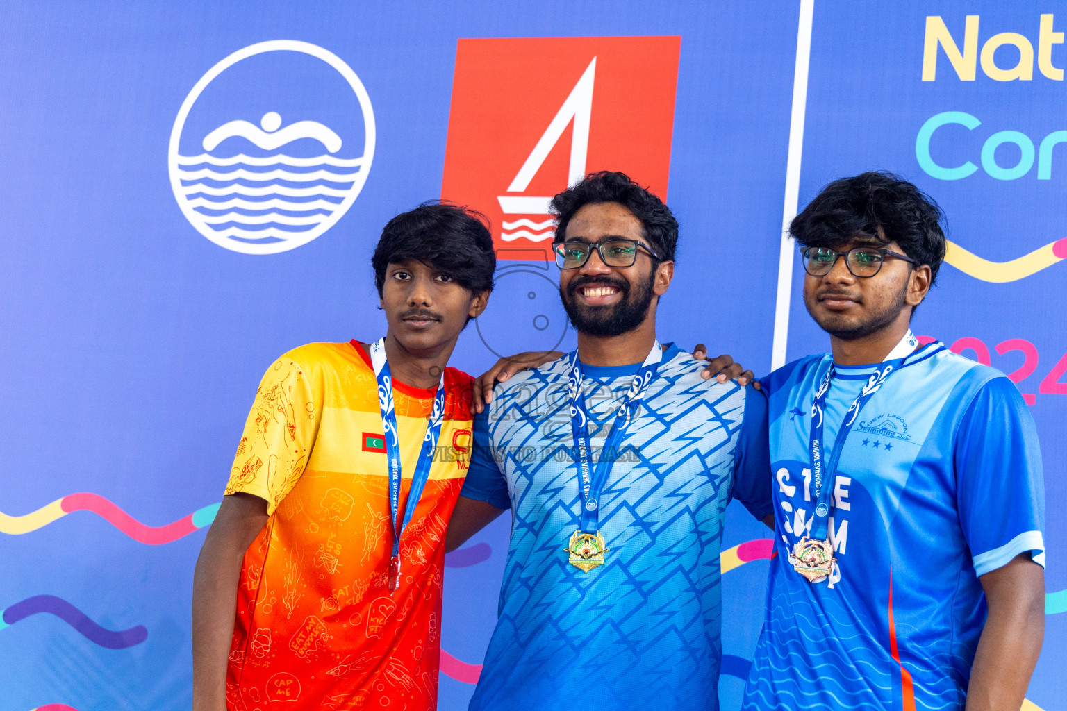 Day 7 of National Swimming Competition 2024 held in Hulhumale', Maldives on Thursday, 19th December 2024.
Photos: Ismail Thoriq / images.mv