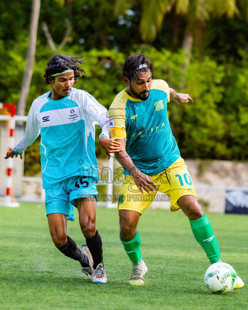 Patina vs Varu in Resort League 2025 (North Male Zone) day 19 was held on Sunday, 20th September 2025 in One And Only Reethi Rah Maldives Resort, Photos: Areef Adam / images.mv