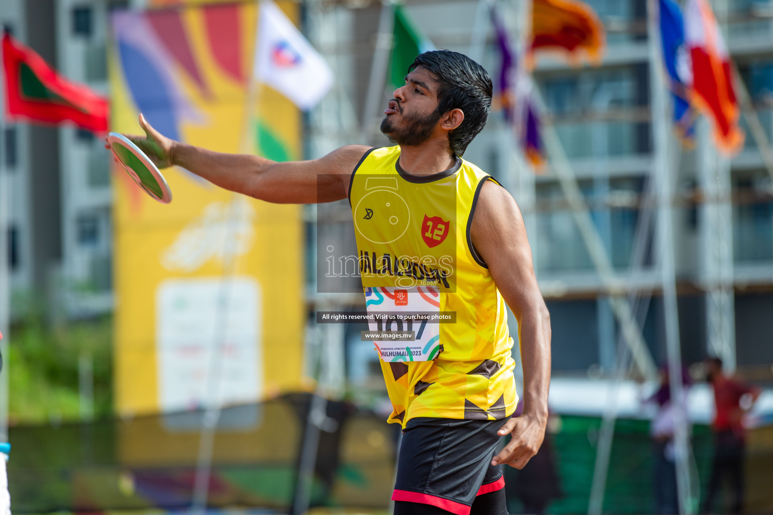 Day two of Inter School Athletics Championship 2023 was held at Hulhumale' Running Track at Hulhumale', Maldives on Sunday, 15th May 2023. Photos: Nausham Waheed / images.mv