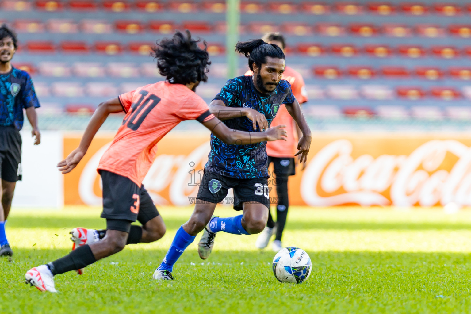 Super United Sports vs Club Eagles in Day 7 of Under 19 Youth Championship 2024 was held at National Stadium in Male', Maldives on Monday, 27th June 2024. Photos: Nausham Waheed / images.mv