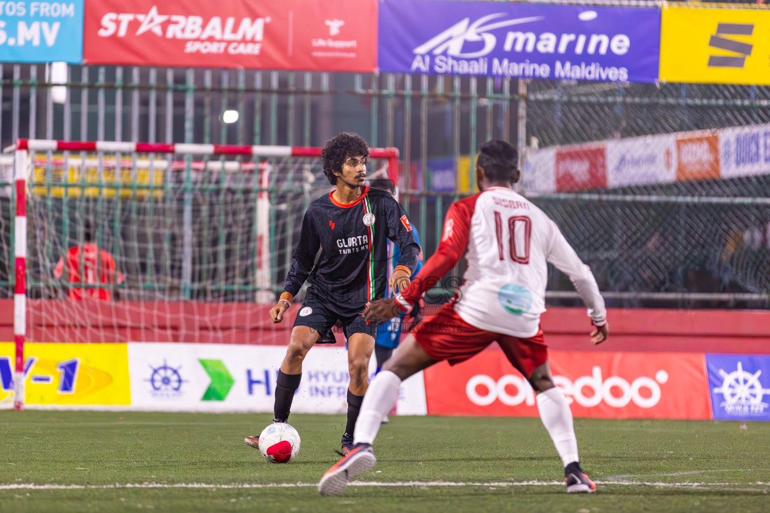 L Isdhoo vs L Hithadhoo in Day 16 of Golden Futsal Challenge 2024 was held on Tuesday, 30th January 2024, in Hulhumale', Maldives Photos: Ismail Thoriq / images.mv