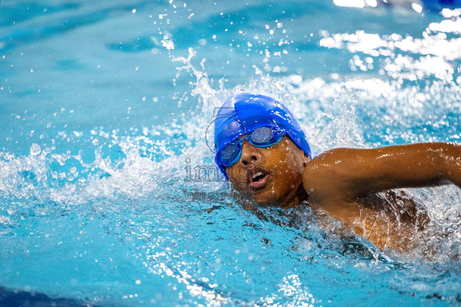 Day 1 of 20th Inter-school Swimming Competition 2024 held in Hulhumale', Maldives on Saturday, 12th October 2024. Photos: Ismail Thoriq / images.mv